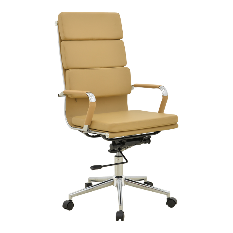 product_pako_277-000017 Καρέκλα γραφείου διευθυντή Tokyo μπεζ pu 55.5x52x108εκ - Image 1