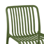 Καρέκλα Zoi pp σε σκούρη πράσινη απόχρωση 42x58x79εκ - Image 6