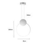 Φωτιστικό οροφής Ganden led χρυσό μεταλλικό Φ26,5x20εκ - Image 3