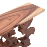Κονσόλα Jako Inart teak ξύλο σε φυσική απόχρωση 120x40x80εκ - Image 4