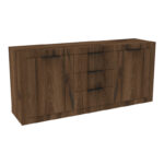Μπουφές Doha καρυδί με oak 180x45x80.5εκ - Image 2