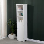 Ντουλάπι-στήλη Desilia mdf λευκό 37x30x160εκ