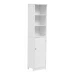 Ντουλάπι-στήλη Desilia mdf λευκό 37x30x160εκ - Image 4