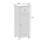 Ντουλάπι-στήλη Chesy mdf λευκό 32x30x87εκ - Image 9