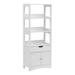 Ντουλάπι-στήλη Sejo mdf λευκό 60x32.5x154εκ - Image 2