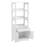 Ντουλάπι-στήλη Sejo mdf λευκό 60x32.5x154εκ - Image 3