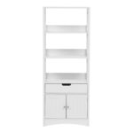 Ντουλάπι-στήλη Sejo mdf λευκό 60x32.5x154εκ - Image 5