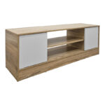 Έπιπλο τηλεόρασης Sasa sonoma-λευκό 120x35x41.5εκ - Image 3