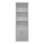 Βιβλιοθήκη Tekaro λευκό 57x33x180εκ - Image 3
