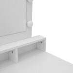 Τουαλέτα κρεβατοκάμαρας Virna με led λευκό 80x40x145εκ - Image 6