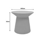 Τραπέζι σαλονιού Peble MGO cappuccino Φ55x50εκ - Image 4