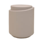 Βοηθητικό τραπέζι Fortox MGO cappuccino Φ40x49.5εκ - Image 2