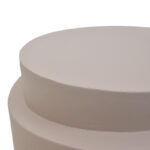 Βοηθητικό τραπέζι Fortox MGO cappuccino Φ40x49.5εκ - Image 4