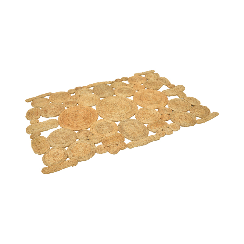 product_pako_432-000005 Χαλί Borda γιούτα σε φυσική απόχρωση 190x120εκ - Image 1