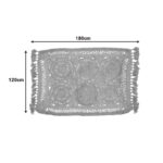 Χαλί Adena γιούτα με κρόσσια σε φυσική απόχρωση 180x120εκ - Image 2
