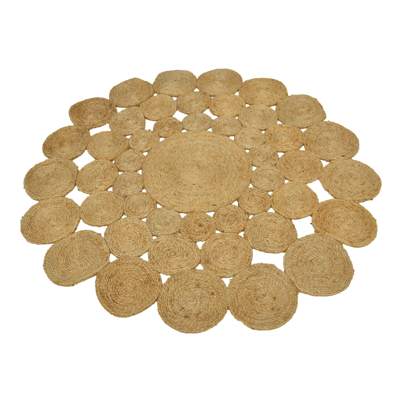 product_pako_432-000009 Χαλί Lekta γιούτα σε φυσική απόχρωση Φ150εκ - Image 1