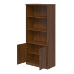 Βιβλιοθήκη γραφείου επαγγελματική Fesialo wenge 80x40x180εκ - Image 2