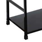 Βιβλιοθήκη Manlo μαύρο μέταλλο 58.6x23.5x144εκ - Image 4