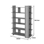 Βιβλιοθήκη Oslo sonoma 100x32x146.5εκ - Image 4
