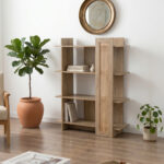 Βιβλιοθήκη Oslo sonoma 75x32x95εκ