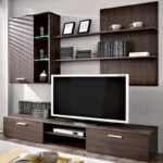 Σύνθετο σαλονιού Salome LED wenge 200x41x190εκ - Image 2