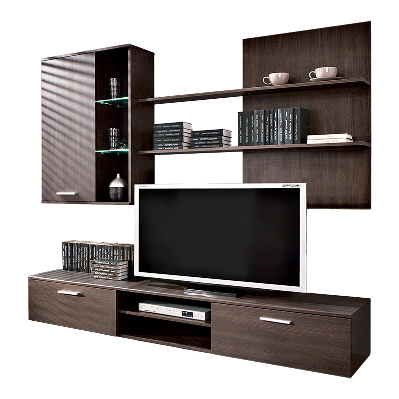 product_pako_192-000003 Σύνθετο σαλονιού Salome LED wenge 200x41x190εκ - Image 1