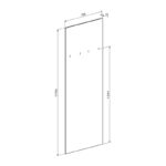Έπιπλο εισόδου Ansia καρυδί oak 210x44,7x175εκ - Image 7