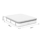 Κρεβάτι με στρώμα Nevil-Utopia ύφασμα ανθρακί 150x200εκ - Image 8