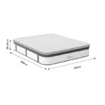Κρεβάτι με στρώμα Athos Utopia wenge 160x200εκ - Image 10