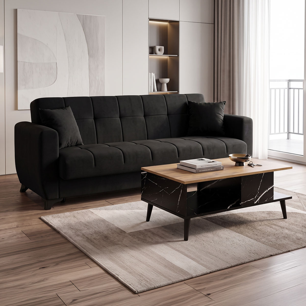 product_pako_200-002034 Φοιτητικό πακέτο επίπλων σαλονιού Tempo σετ 2τεμ - Image 1