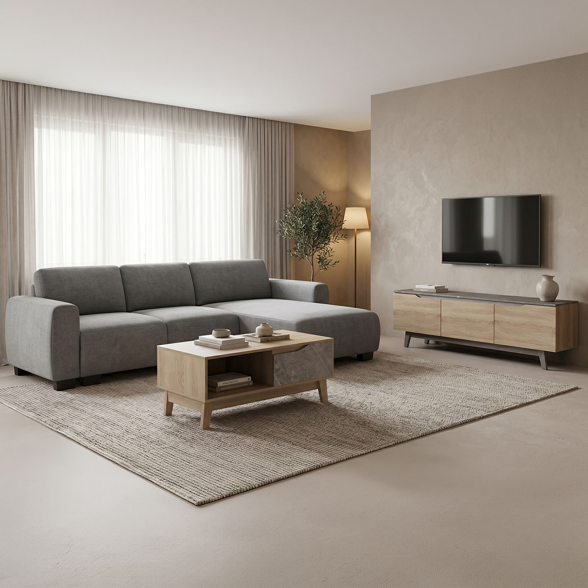 product_pako_200-002035 Φοιτητικό πακέτο επίπλων σαλονιού Swing σετ 3τεμ - Image 1