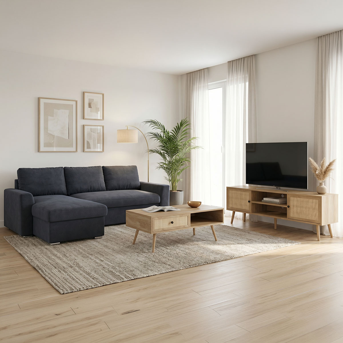 product_pako_200-002036 Φοιτητικό πακέτο επίπλων σαλονιού Flux σετ 3τεμ - Image 1