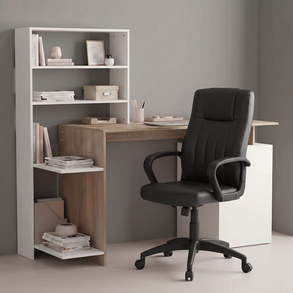 product_pako_200-002049 Φοιτητικό πακέτο επίπλων γραφείου Wisom σετ 2τεμ - Image 1
