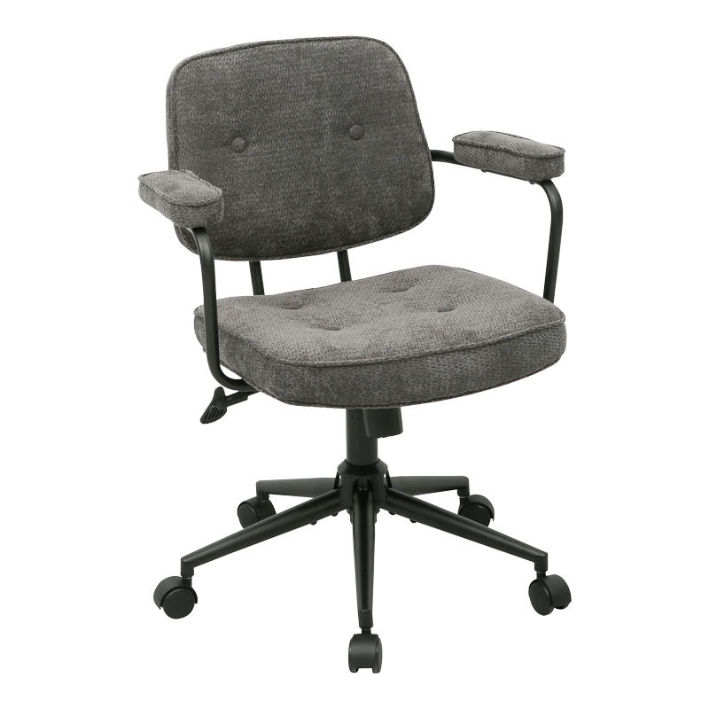 product_pako_225-000093 Καρέκλα γραφείου Leberta ανθρακί ύφασμα 64x63,5x86-96εκ - Image 1