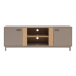 Έπιπλο τηλεόρασης Polenio taupe με φυσικό 150x40x53εκ - Image 3