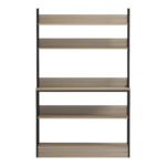 Επιδαπέδια ραφιέρα Oranis sonoma-μαύρο 105x38x165εκ - Image 3