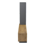 Σύνθετο σαλονιού Tilveo oak-ανθρακί 230x41.5x180εκ - Image 6