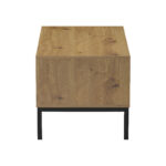 Τραπέζι σαλονιού Delanka oak-μαύρο 92x50x46εκ - Image 5