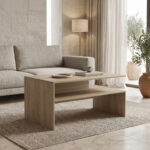Τραπέζι σαλονιού Coffa sonoma 90x60x45εκ