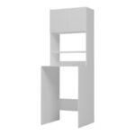 Έπιπλο πλυντηρίου Chaxe λευκό 65x60x183.6εκ - Image 4