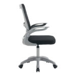 Καρέκλα γραφείου εργασίας Annalise μαύρο mesh 57x53x100εκ - Image 6