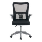 Καρέκλα γραφείου εργασίας Annalise μαύρο mesh 57x53x100εκ - Image 7