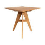 Τραπέζι Cadrada teak ξύλο σε φυσική απόχρωση 70x70x76εκ