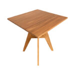 Τραπέζι Cadrada teak ξύλο σε φυσική απόχρωση 70x70x76εκ - Image 3