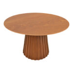 Τραπέζι Franzel mdf καρυδί Φ120x75εκ - Image 3