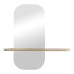 Καθρέπτης Lunaria MDF σε φυσική απόχρωση 60x11.5x60εκ - Image 3