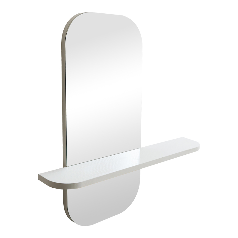product_pako_233-000056 Καθρέπτης Lunaria λευκό MDF 60x11.5x60εκ - Image 1