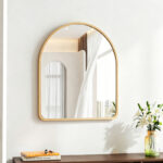 Καθρέπτης Selene MDF σε φυσική απόχρωση 46x1.2x60 εκ - Image 2