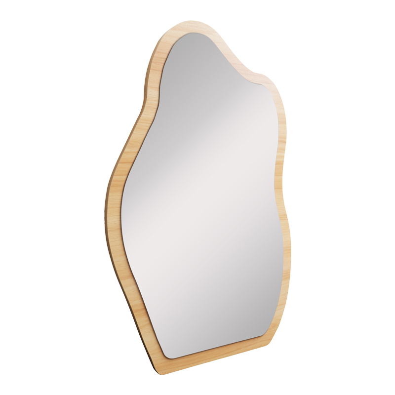 product_pako_233-000062 Καθρέπτης Evanthia MDF σε φυσική απόχρωση 36x1.2x56 εκ - Image 1