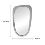 Καθρέπτης Phaedra MDF σε φυσική απόχρωση 74x2,5x120 εκ - Image 4